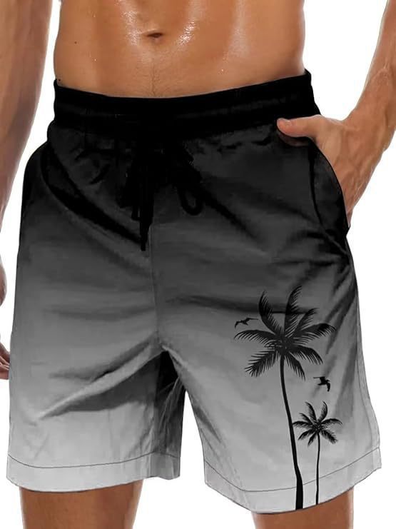 Hawaiian Series 3D Printed Summer Loose Beach Pants