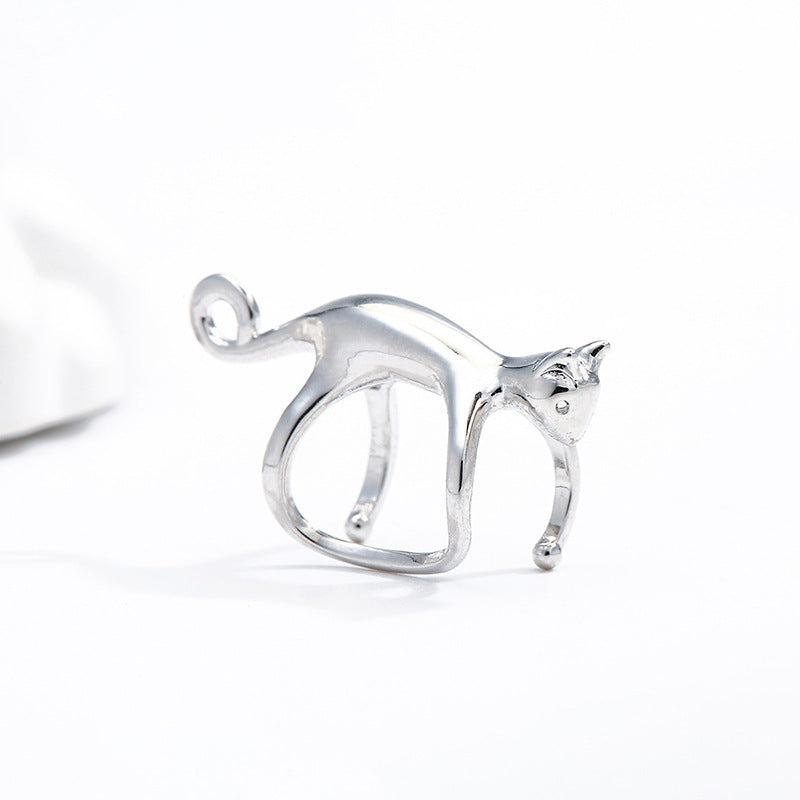 Fashion Creative Cute Kitty Earrings Non-pierced Ear Bone Clip