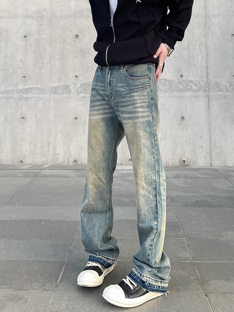 Men's Straight Long Pants American Retro High Street