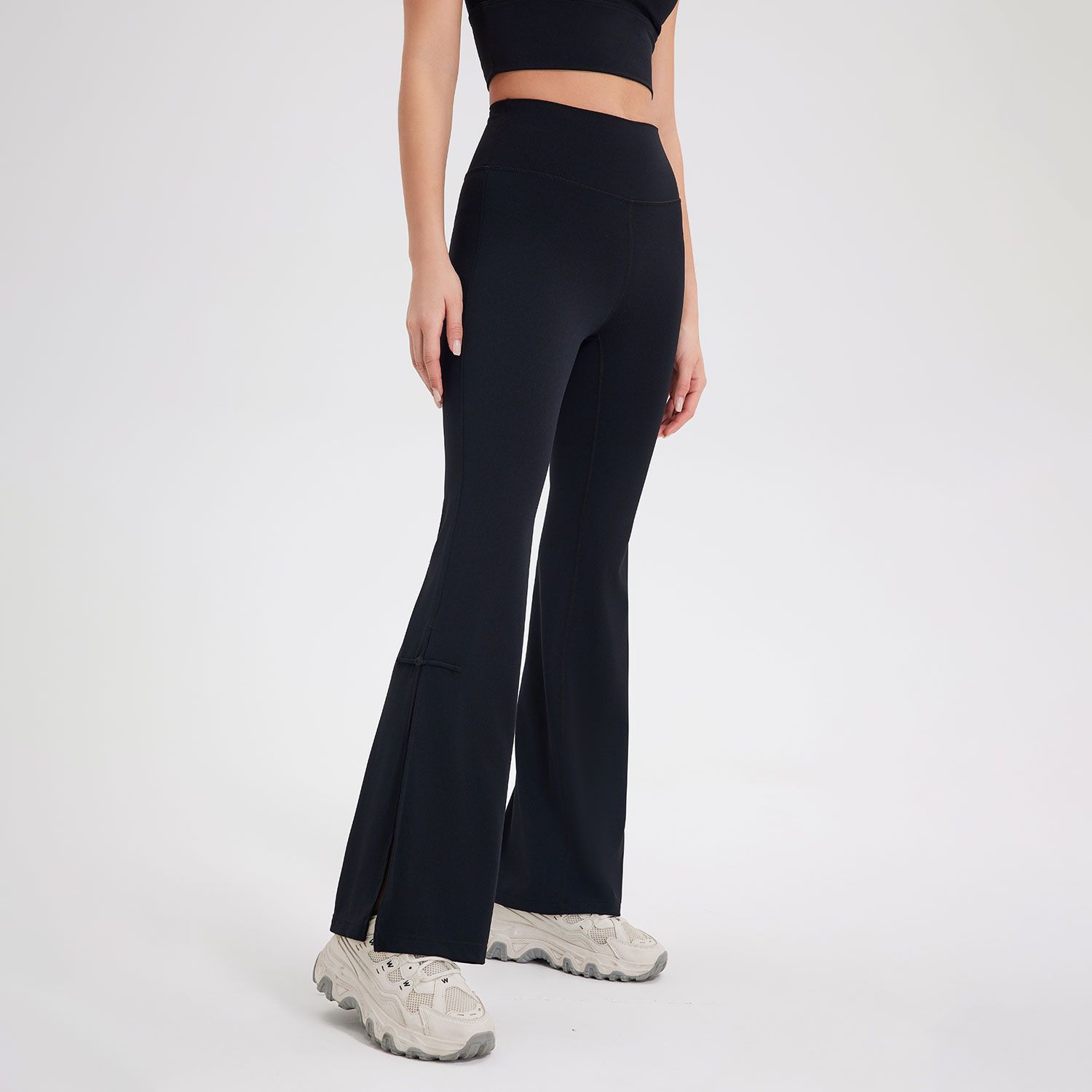 Women High Waist, Hip Lift Bell Bottom Pants