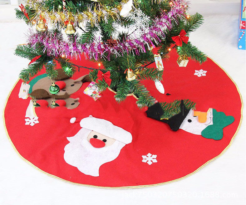 Christmas Tree Skirt High Grade Hotel Christmas Decoration Tree Skirt Layout