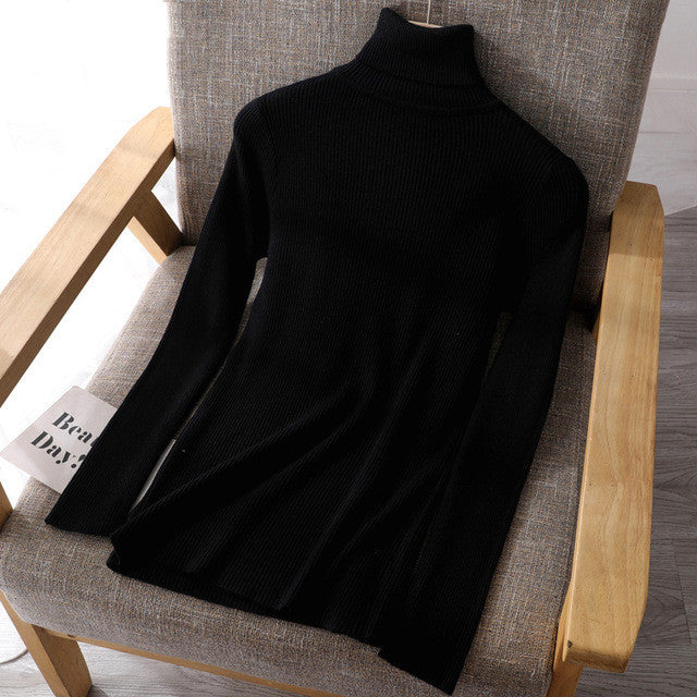 Basic Women highneck Sweaters