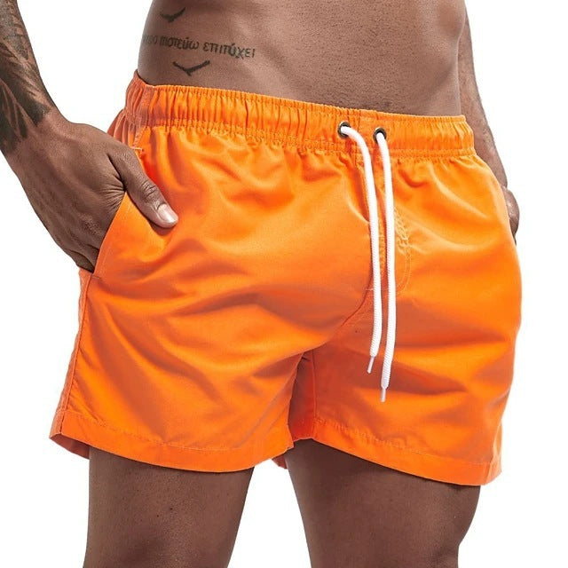 Casual Candy-colored Men's Beach Shorts