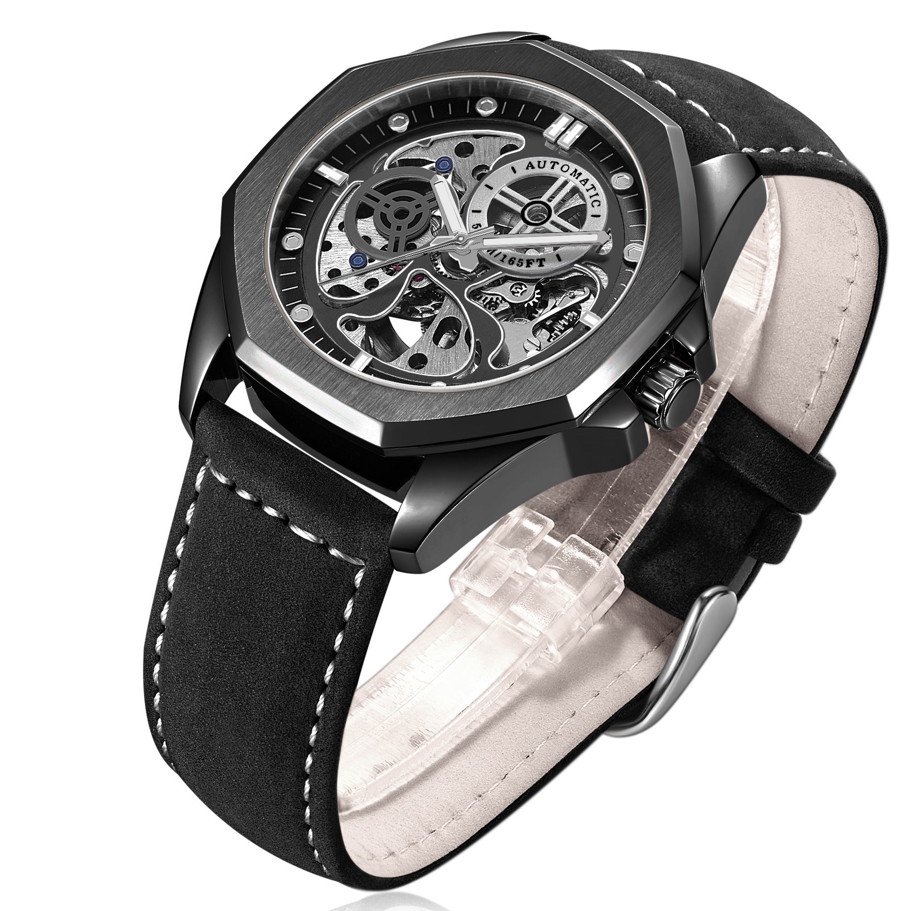 Belt waterproof casual men's mechanical watch