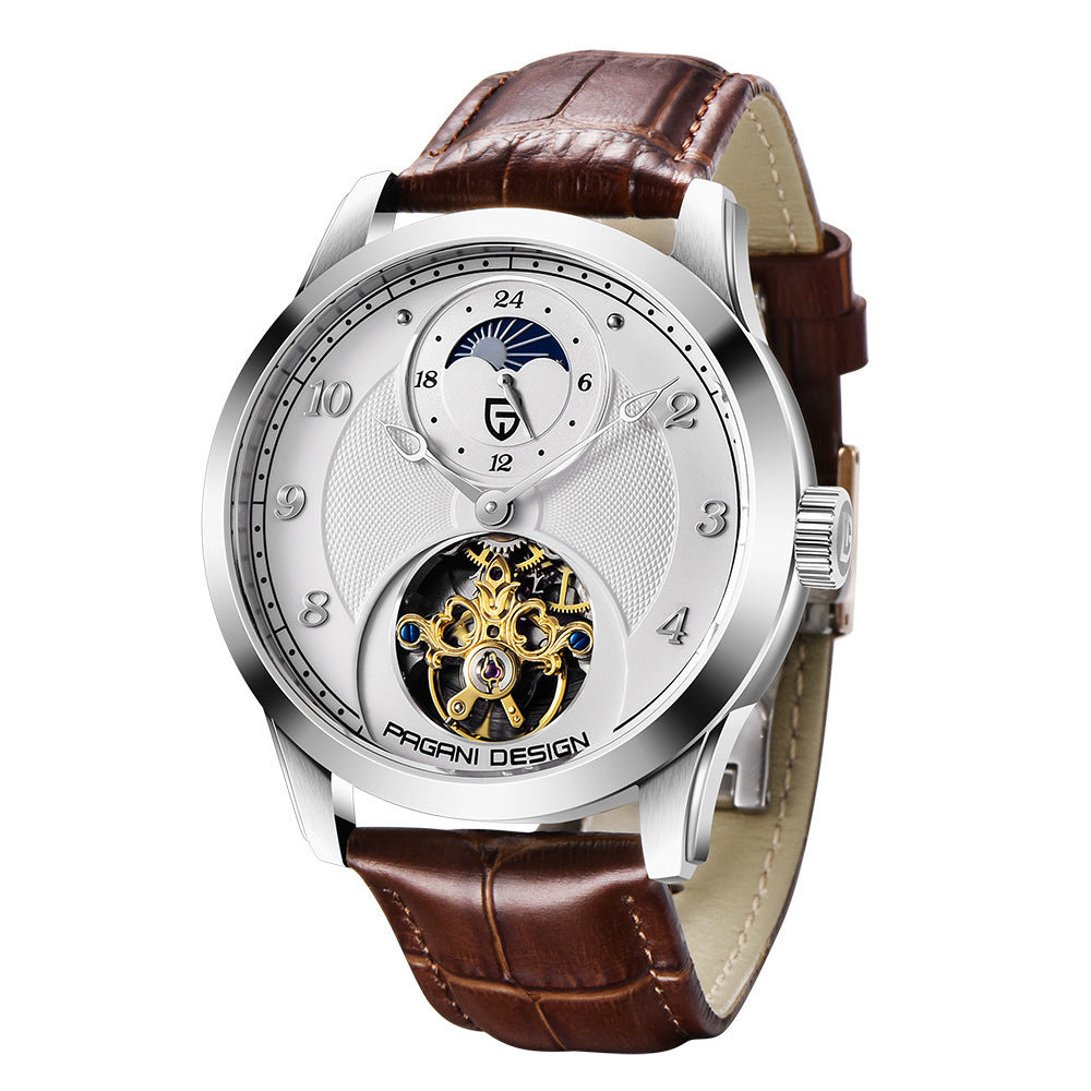 Automatic fashion waterproof tourbillon watch