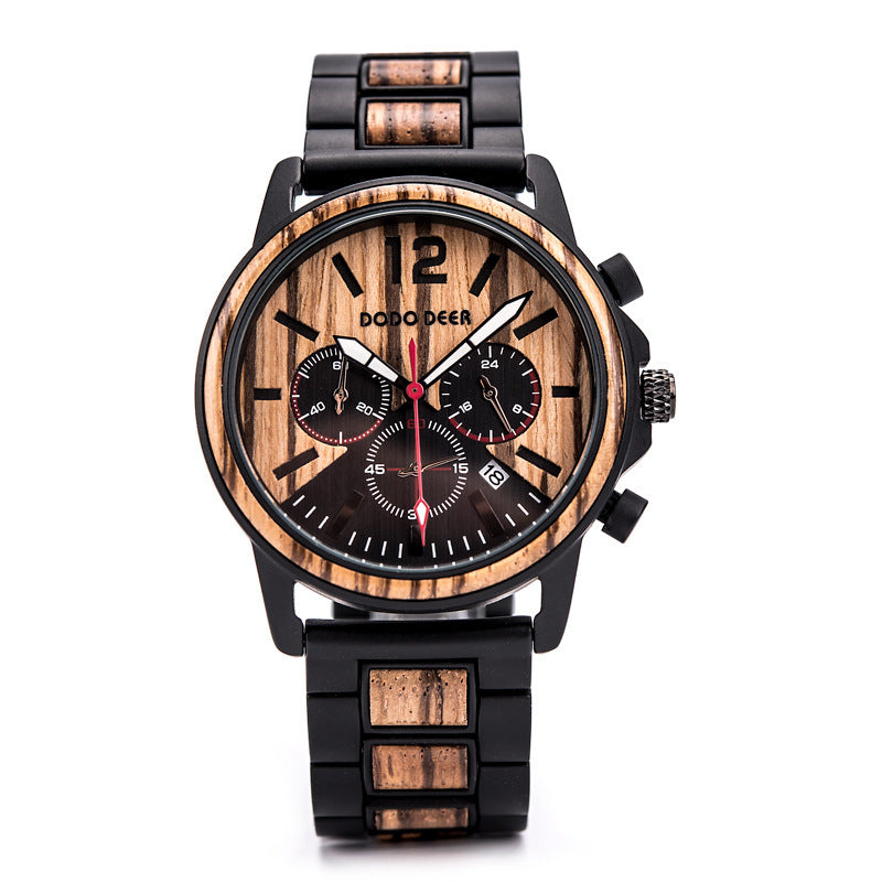 DODO DEER Explosive Wood Men's Watch