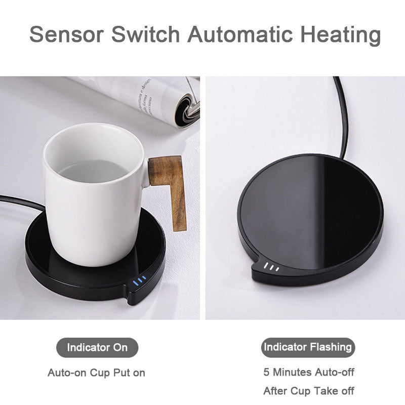 Smart Coffee Mug Cup Warmer For Office Home With Three Temperature Waterproof Thermostatic Heat Cup Pad