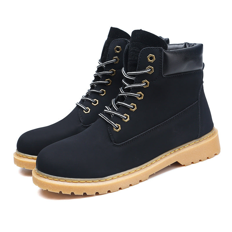 High-top Lace-up Women's Short Boots Martin Boots