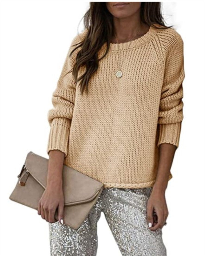 Casual Bottoming Sweater Knit Sweater