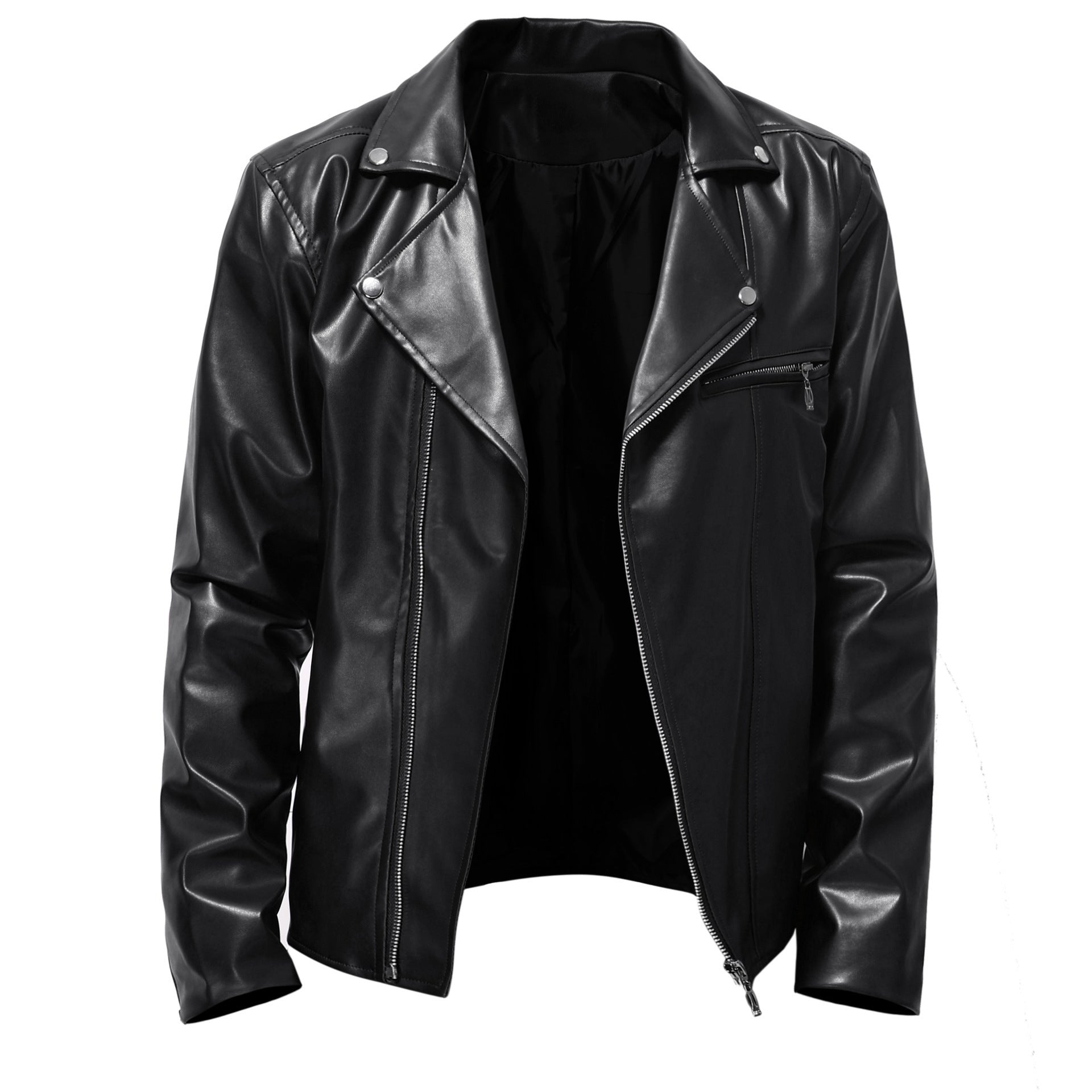 Men's Leather Clothing Trend Spring And Autumn New Leather Jackets