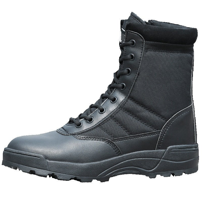 Desert combat boots, land combat boots, hiking shoes