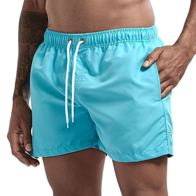 Casual Candy-colored Men's Beach Shorts