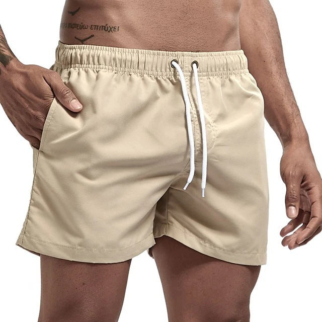 Casual Candy-colored Men's Beach Shorts