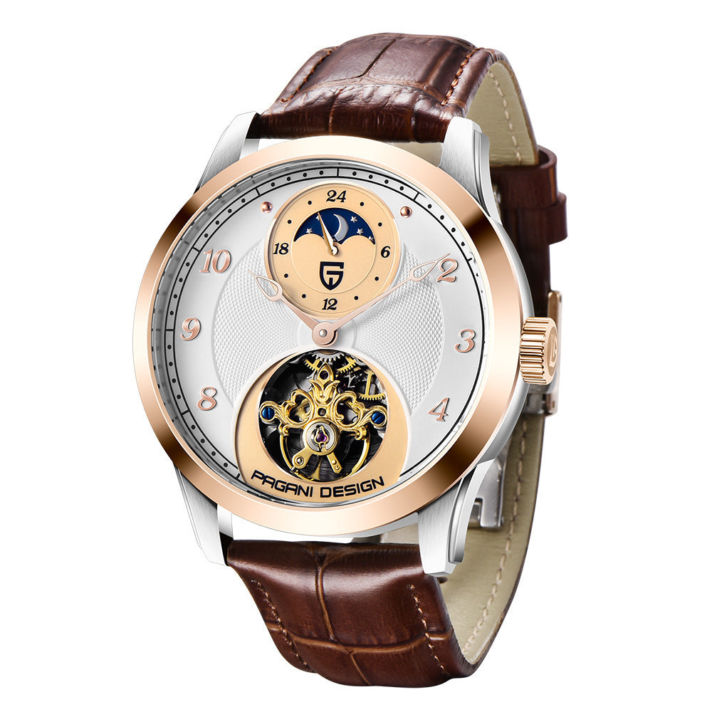 Automatic fashion waterproof tourbillon watch