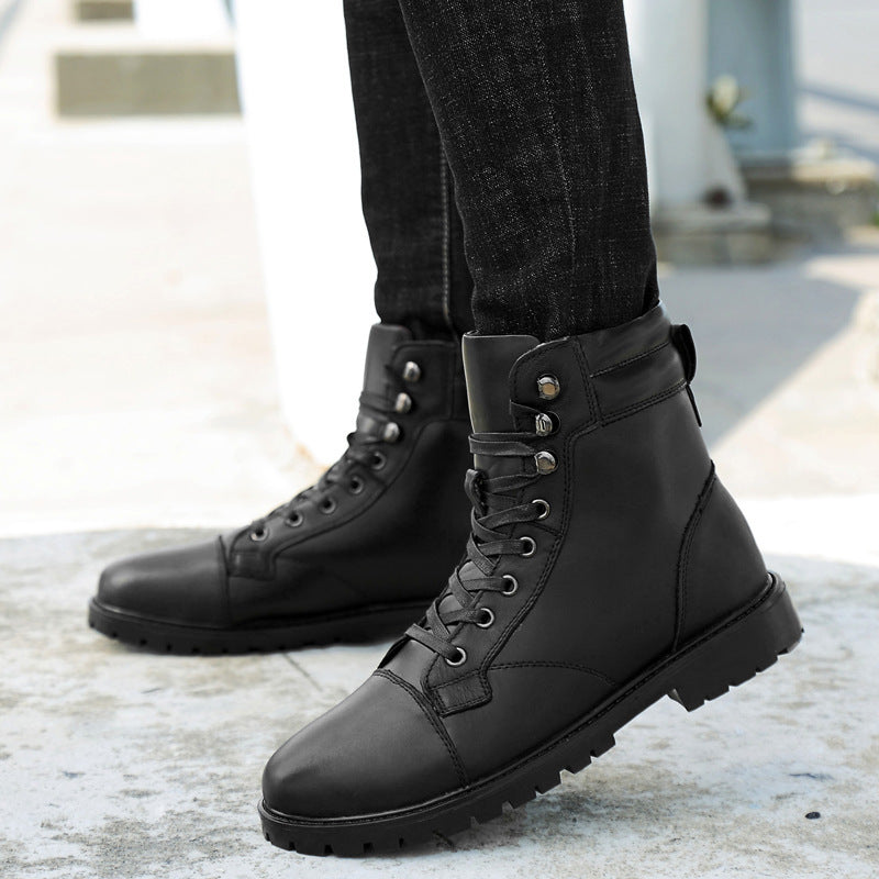 High-top Martin boots