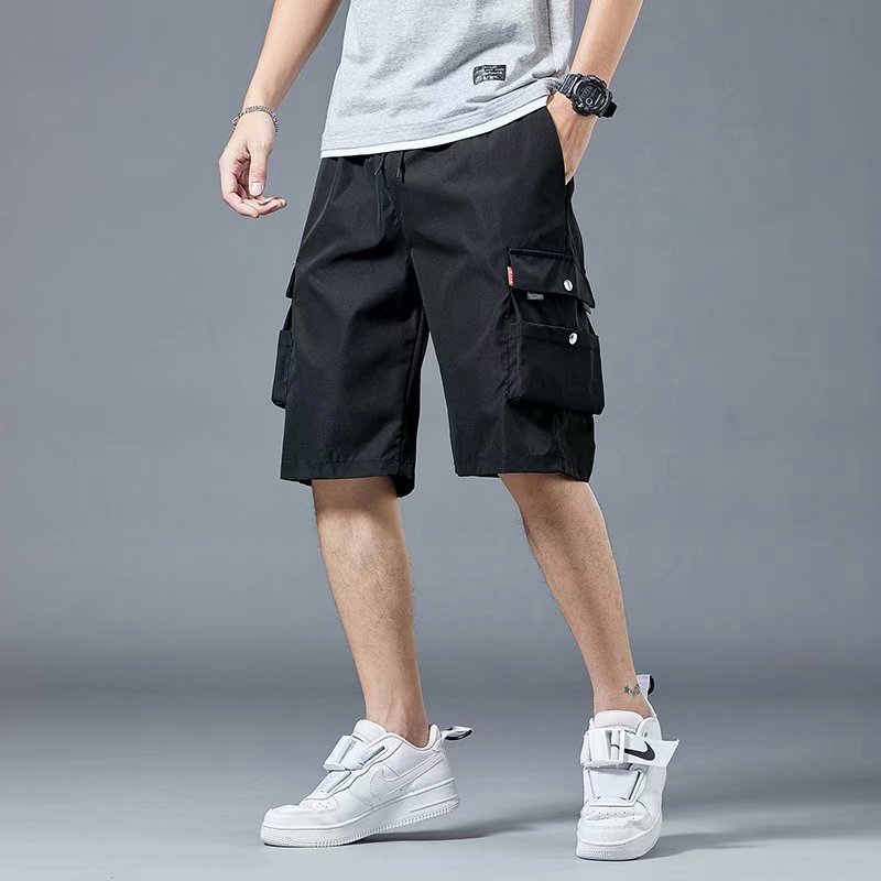 Korean Style Loose Multi-pocket Cargo Pants