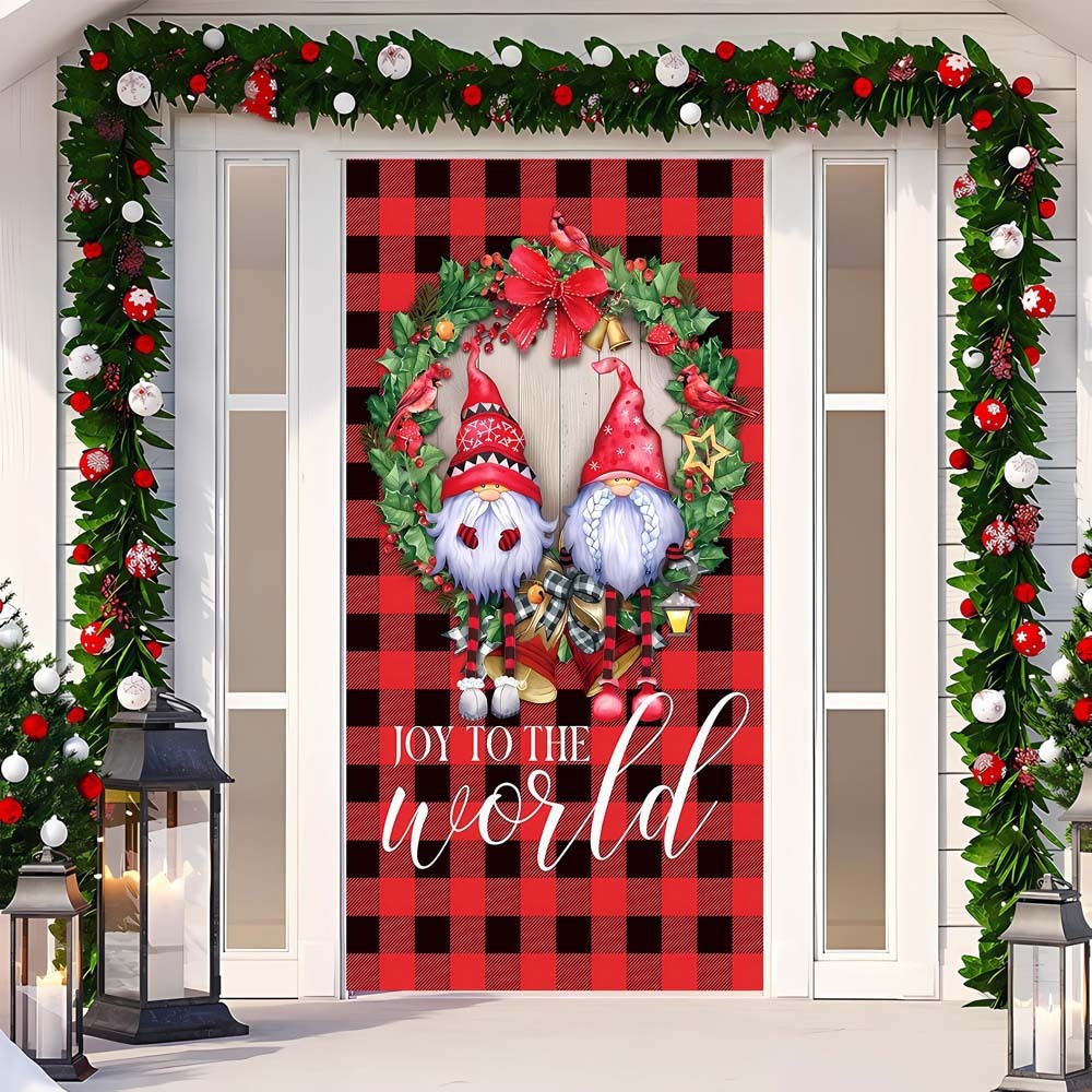 Christmas Curtain Decoration Hanging Cloth Background