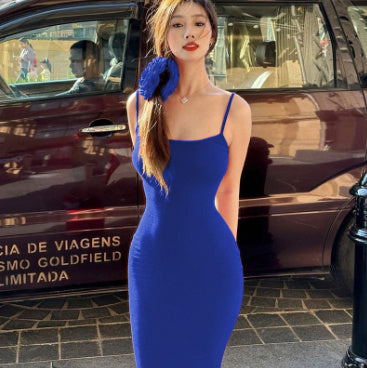 Long Sexy Spaghetti Strap Dress For Women