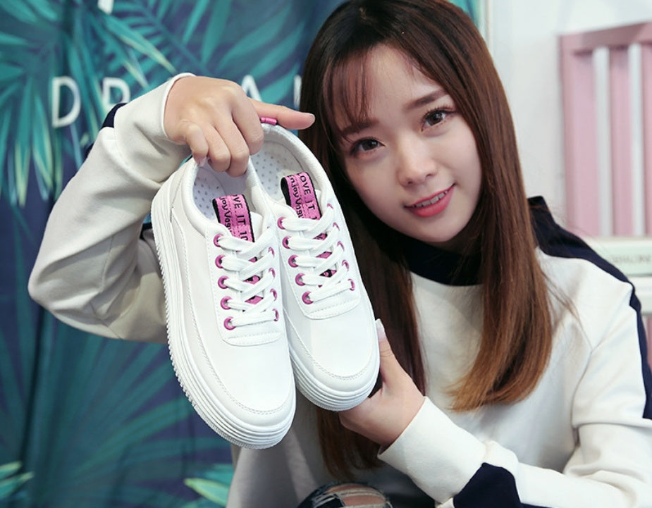 Breathable women Sneaker student casual canvas shoes