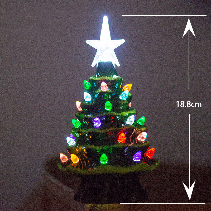 Hot Selling Ceramic Lantern Christmas Tree Decoration