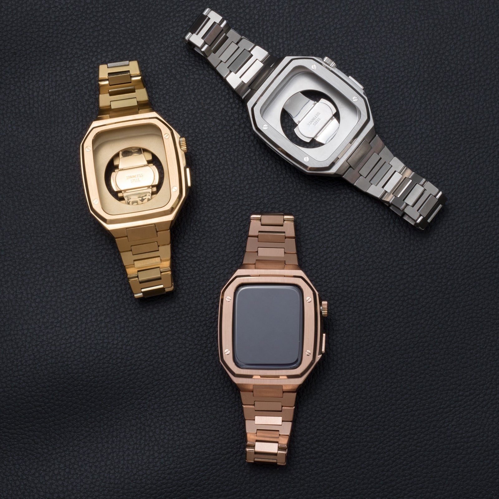 Watch Integrated Stainless Steel Metal Protective Case