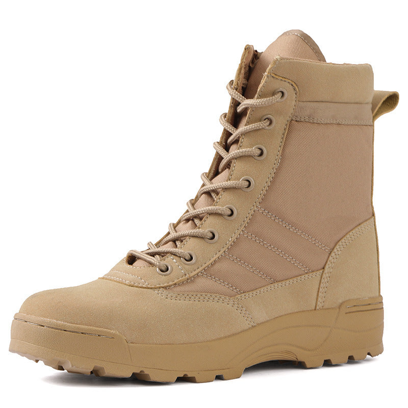 Combat Boots Tactical  Black High-top Outdoor Boots