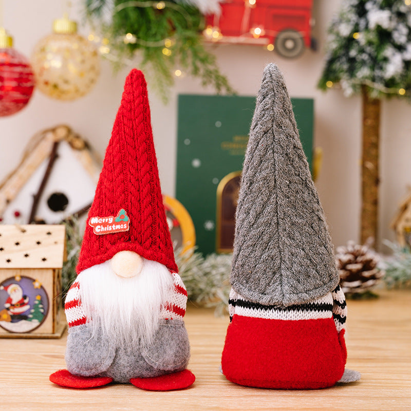 Pocket Pointed Hat Faceless Doll Christmas Decoration Supplies