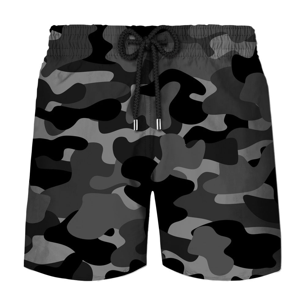 Camouflage Printing Men's Swimming Shorts