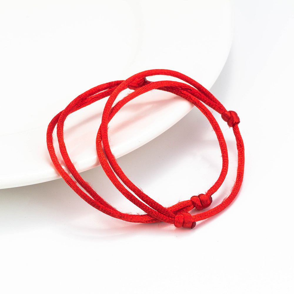 Hand-woven This Animal Year Red Rope Bracelet