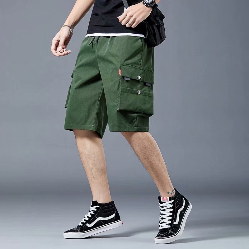 Korean Style Loose Multi-pocket Cargo Pants