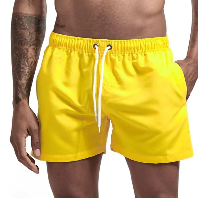 Casual Candy-colored Men's Beach Shorts