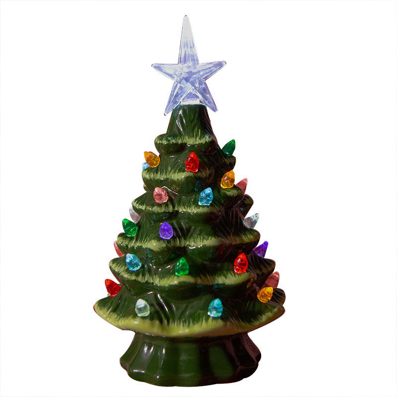 Hot Selling Ceramic Lantern Christmas Tree Decoration