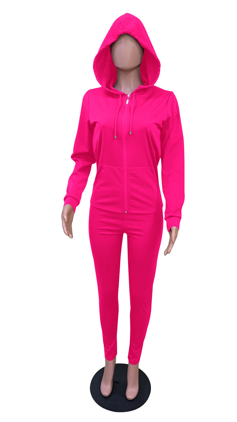 Autumn Chic Slim Fit Long Sleeve Jogging Suit