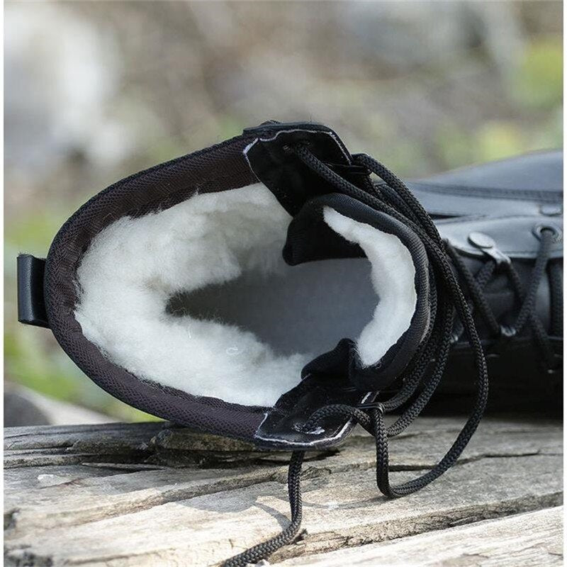 Combat wool boots outdoor tooling boots