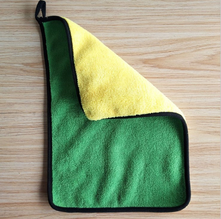 Two-color Couble-sided Car Dual-use Cleaning Car Wash Towel