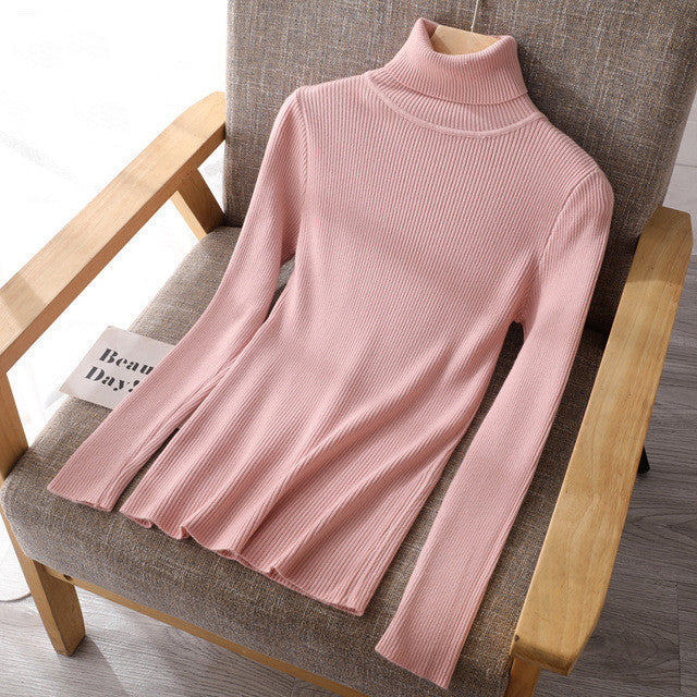 Basic Women highneck Sweaters