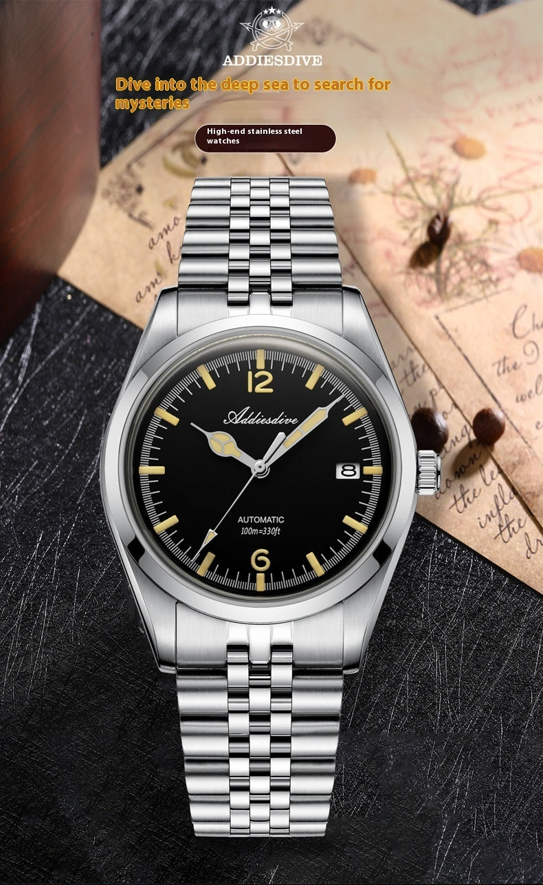 316L Stainless Steel Automatic Mechanical Watch