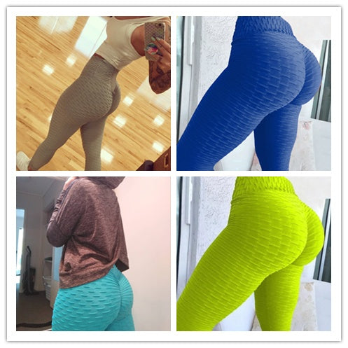 Women Booty Lifting Scrunch Leggings Without Pocket