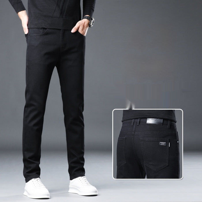 Versatile Stretch Slim Straight Men's Jeans