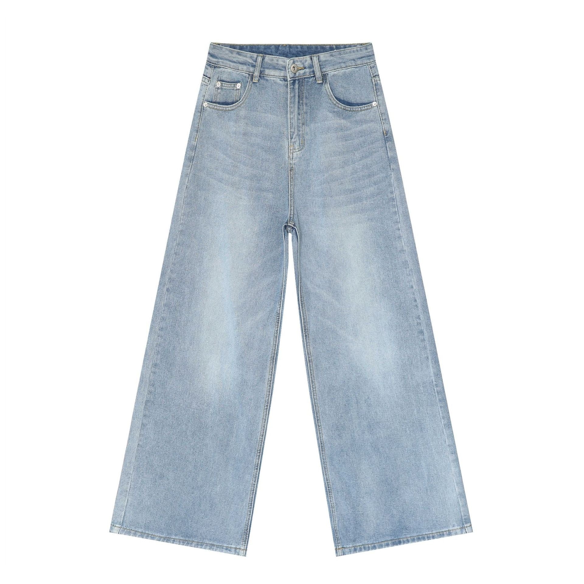 Fashion Casual Loose Straight Jeans