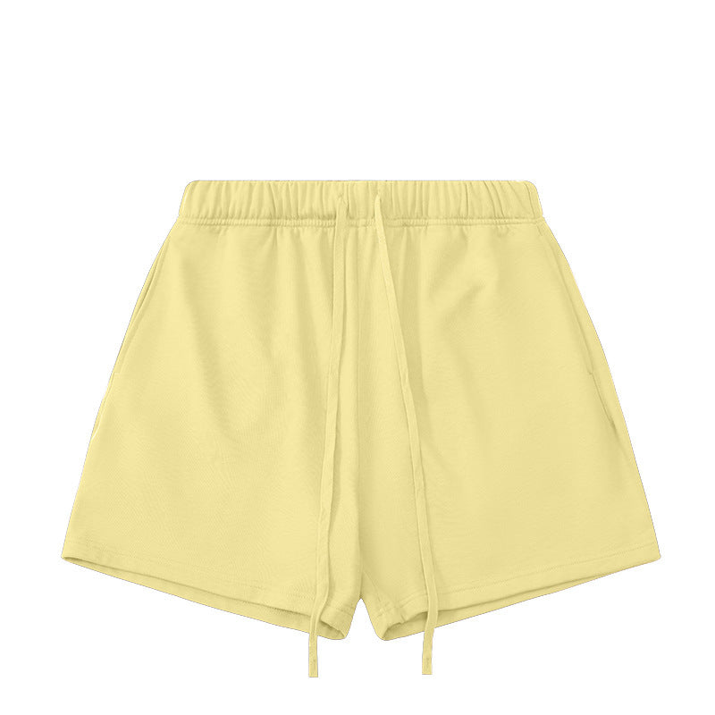 425g Heavy FOG Color Series Basic Style Shorts Loose Street