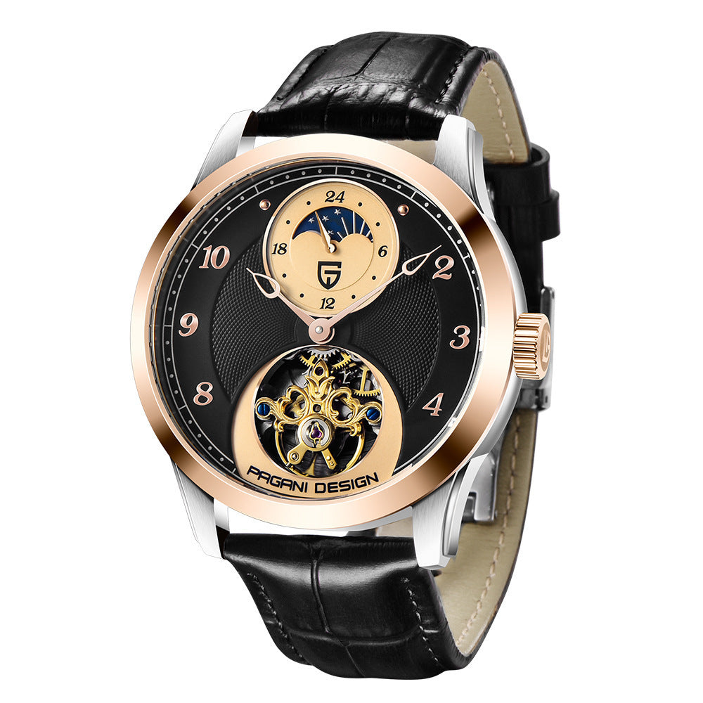 Automatic fashion waterproof tourbillon watch