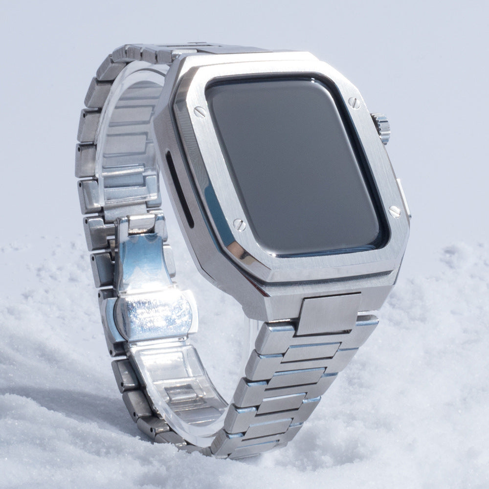 Watch Integrated Stainless Steel Metal Protective Case