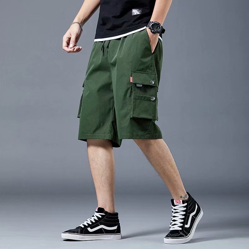 Korean Style Loose Multi-pocket Cargo Pants