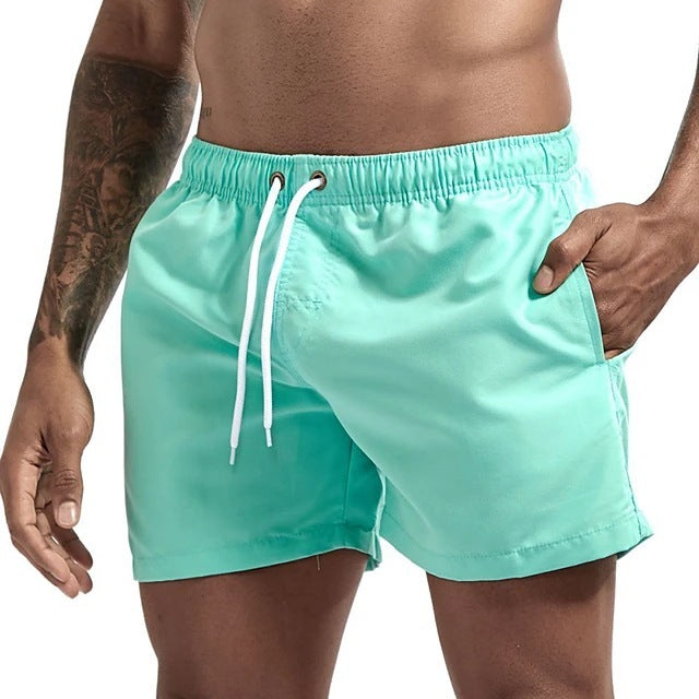 Casual Candy-colored Men's Beach Shorts