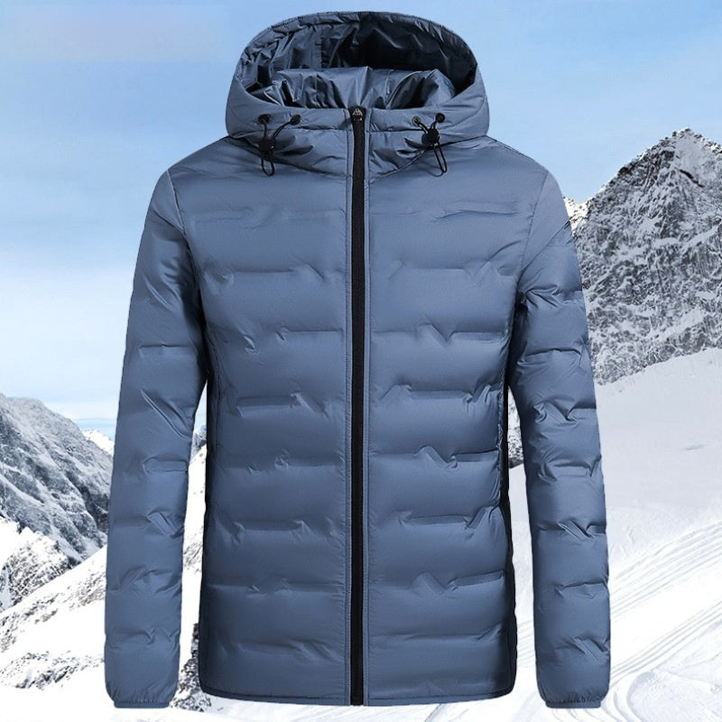 Couple Down Jacket Hooded Heat Preservation And Warm