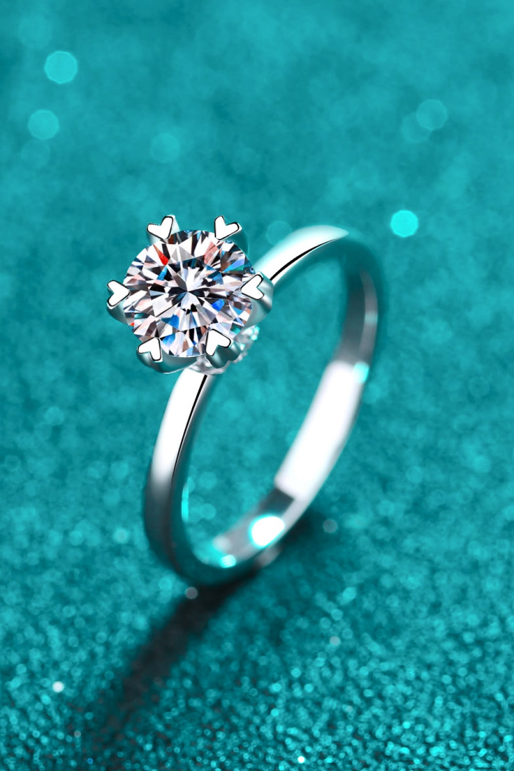 Pleasant Surprise 925 Sterling Silver 1 Carat Moissanite Ring