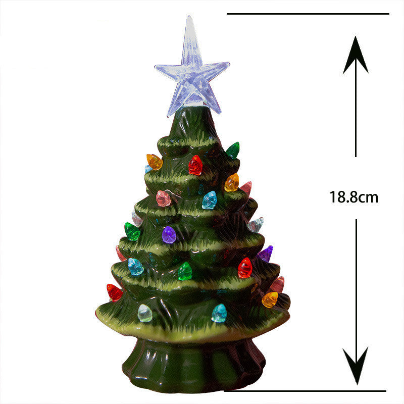 Hot Selling Ceramic Lantern Christmas Tree Decoration