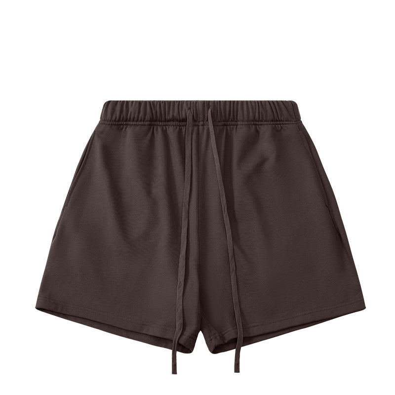 425g Heavy FOG Color Series Basic Style Shorts Loose Street