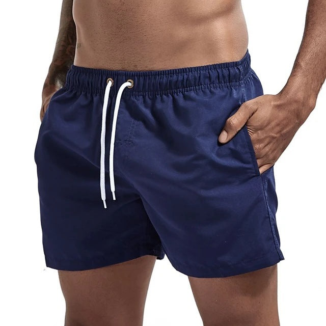 Casual Candy-colored Men's Beach Shorts